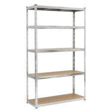 Nastaviteľný kovový regál s 5 policami - 205x120x45 cm - 1000 kg