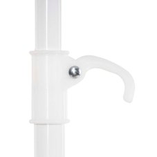 Plážový slnečník 160 cm - UPF50+ - svetlomodrý