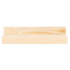 Fából készült polcok - 30 x 15 cm - 2 db a készletben - természetes szín