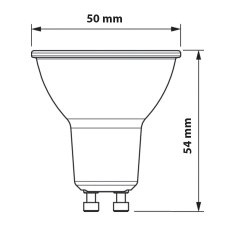 LED žiarovka GU10 5W = 50W - 550lm - 4000K - Neutrál - 120° - PHILIPS