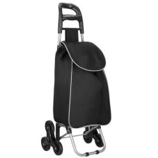 Kerekes bevásárlótáska nyugdíjasoknak - 30 l - szürke / fekete