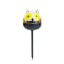 LED solárna lampa - sova - studená biela - žltá  - 150 x 50 x 50 mm