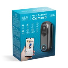 Sada smart Wi-Fi videovrátnika - s akumulátorom,12V - MicroSD, FHD, PIR - čierna