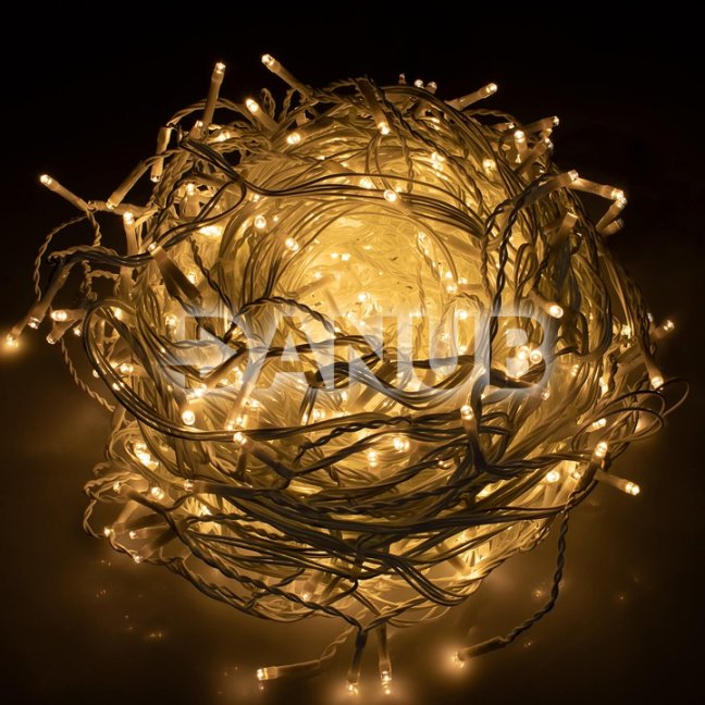 Svetelný záves s cencúľmi vonkajší 60 m, 1500 LED, teplá biela, 8 programov, časovač, ovládač – sada 3 ks
