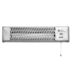 Nástenný kremenný ohrievač 600/1200 W, strieborný