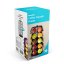 Kovový držiak na kávové kapsuly – na 35 kapsúl Dolce Gusto – 165 x 165 x 320 mm – čierny