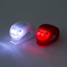 Sada LED lámp na bicykel so silikónovým obalom