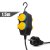 Predlžovačka do exteriéru s krytom - 1,5 m - 4 x 230V - 3 x 1,5 mm2 - IP44