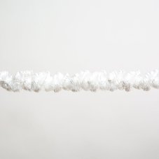 Biela špirálová girlanda - 180 cm