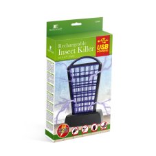 UV past na hmyz na stůl - na baterie a USB - černá