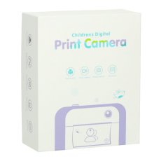 Detský instantný fotoaparát - 1GB - 24mpx - bielo-tyrkysový