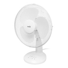 Stolný ventilátor, 30 cm, 40 W, biela farba