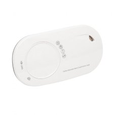 Alarm oxidu uhoľnatého do domácnosti, biely, 10 rokov, nevymeniteľná lítiová batéria, NFC, aplikácia, diagnostika, test CO, upozornenie na vetranie