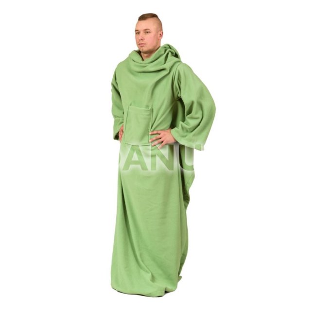 Deka s rukávmi zelená