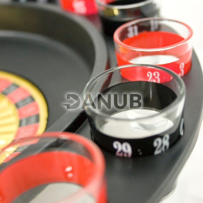 Alkoholová ruleta s číslovanými pohárikmi