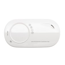 Alarm oxidu uhoľnatého do domácnosti, biely, 10 rokov, nevymeniteľná lítiová batéria, NFC, aplikácia, diagnostika, test CO, upozornenie na vetranie