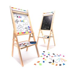 Magnetická kriedová tabuľa obojstranná + počítadlo