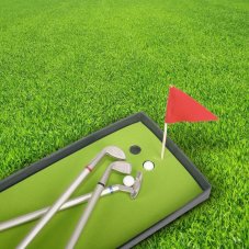 Hliníkové perá v tvare golfových palíc, 3 ks