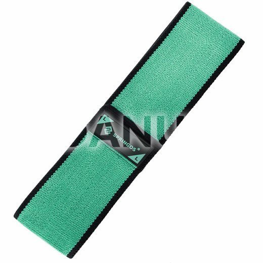 Fitness guma na cvičenie Hip Band - L - 2x43 cm - zelená