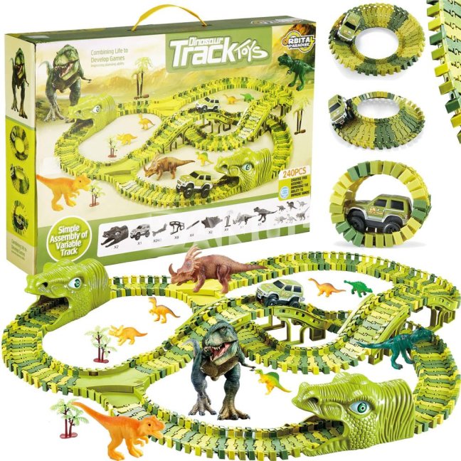 Autodráha - Dinosauři - 240 ks