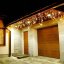 Svetelný záves s cencúľmi vonkajší 60 m, 1500 LED, teplá biela, flash studená biela – sada 3 ks