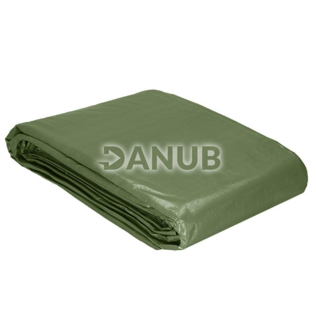 Hrubá krycia plachta - 6x8m - 120g/m2 - zelená