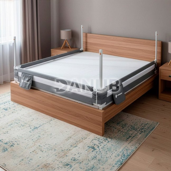 Bezpečnostná zábrana na posteľ 158 cm