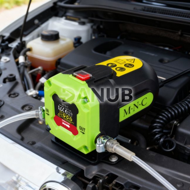 Elektrické olejové čerpadlo – na motorový olej, naftu a chladiacu kvapalinu – 12 V – 60 W