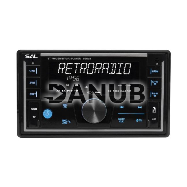 Autorádio; 2xDIN, SMART, RGB