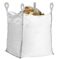 Big Bag vrece s nosnosťou 1000 kg - 1200l - biela so sivou