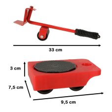 5in1 bútorszállító görgők