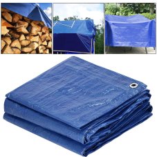 Hrubá ochranná plachta 4x4 m - 60g/m2 - modrá