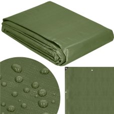 Hrubá krycia plachta - 6x8m - 120g/m2 - zelená