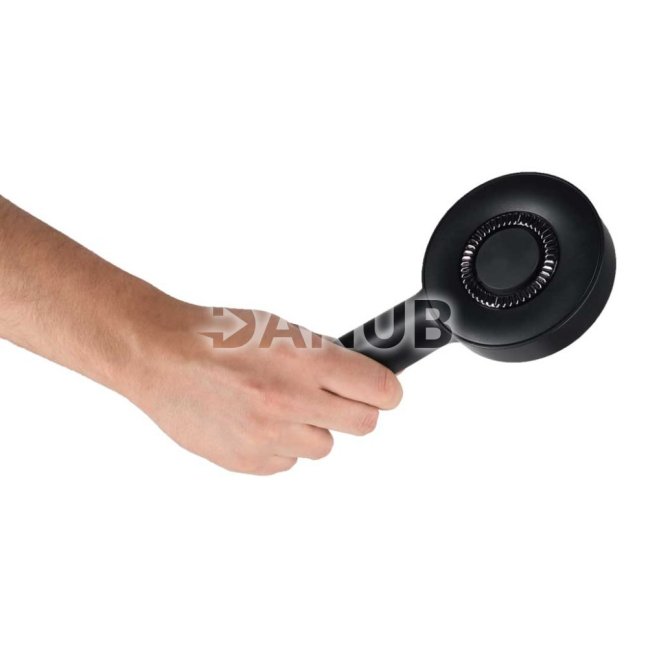 Elektrická masážna kefa na pokožku hlavy+ USB - čierna