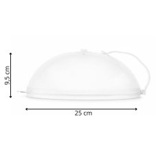 Pokrievka do mikrovlnnej rúry 25 cm - polykarbonátová