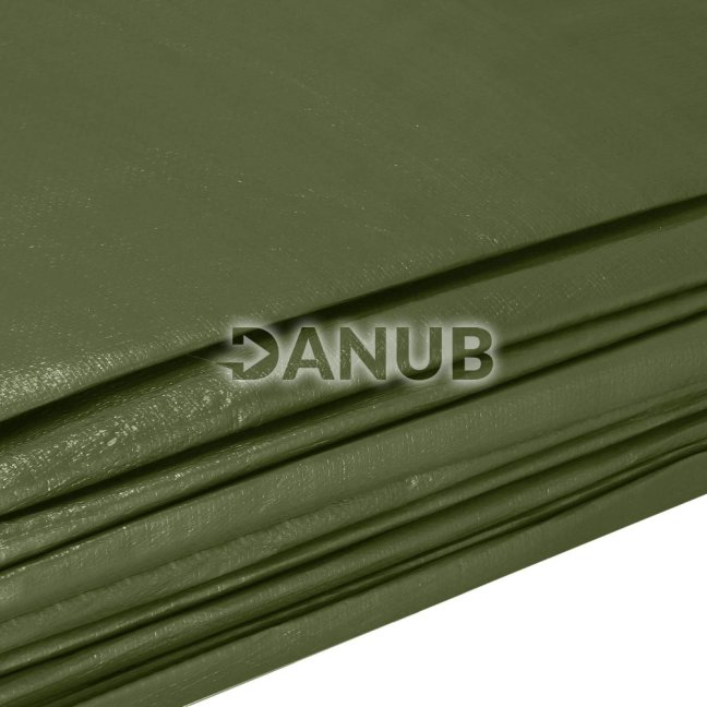 Hrubá krycia plachta - 6x8m - 120g/m2 - zelená