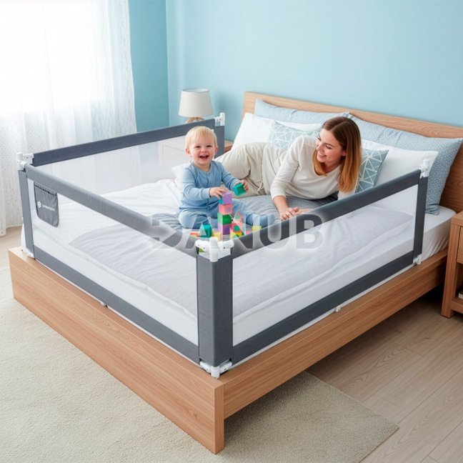 Bezpečnostná zábrana na posteľ 158 cm
