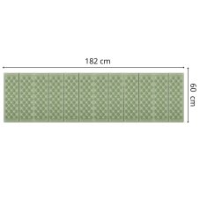 Termoizolačná podložka na sedenie/spanie - skladacia - 182x60 cm - zelená