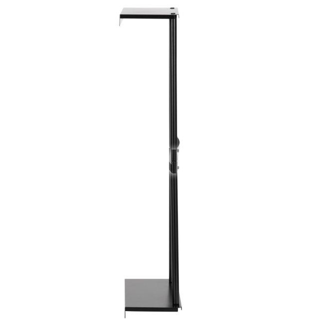 Držiak na uteráky do kúpeľne 77 cm, 2 police, kovový, čierny, matný, nosnosť 6 kg, montáž podľa QR návodu – 2 police, 2 konštrukčné rúrky, 12 skrutiek