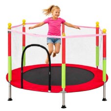 Dětská zahradní trampolína 140 cm - červená