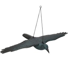 Plašič vtákov - lietajúci havran - 83x45x10cm - čierny