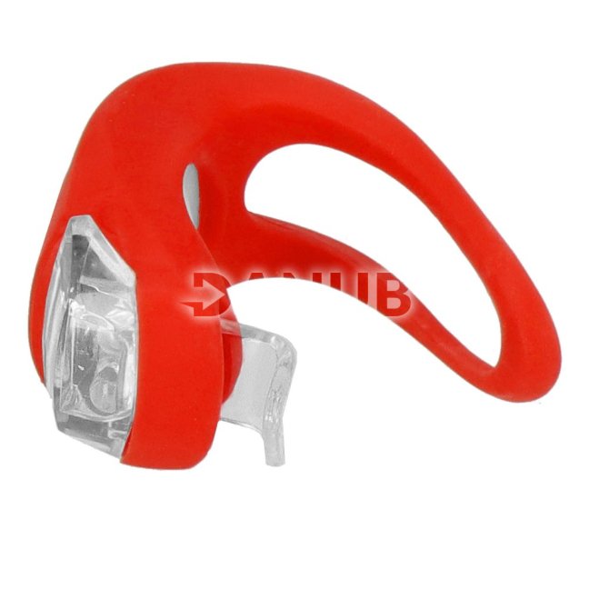 Cyklistická lampa silikónová 2 ks LED predná a zadná vodotesná